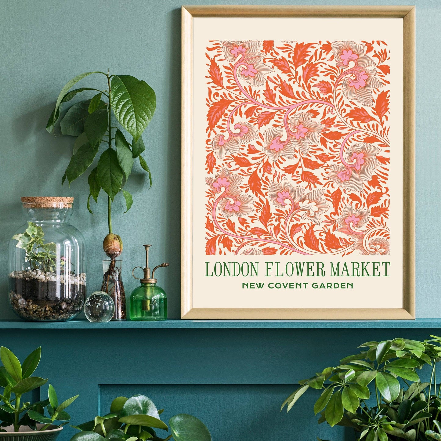London Flower Market Covent Garden Print