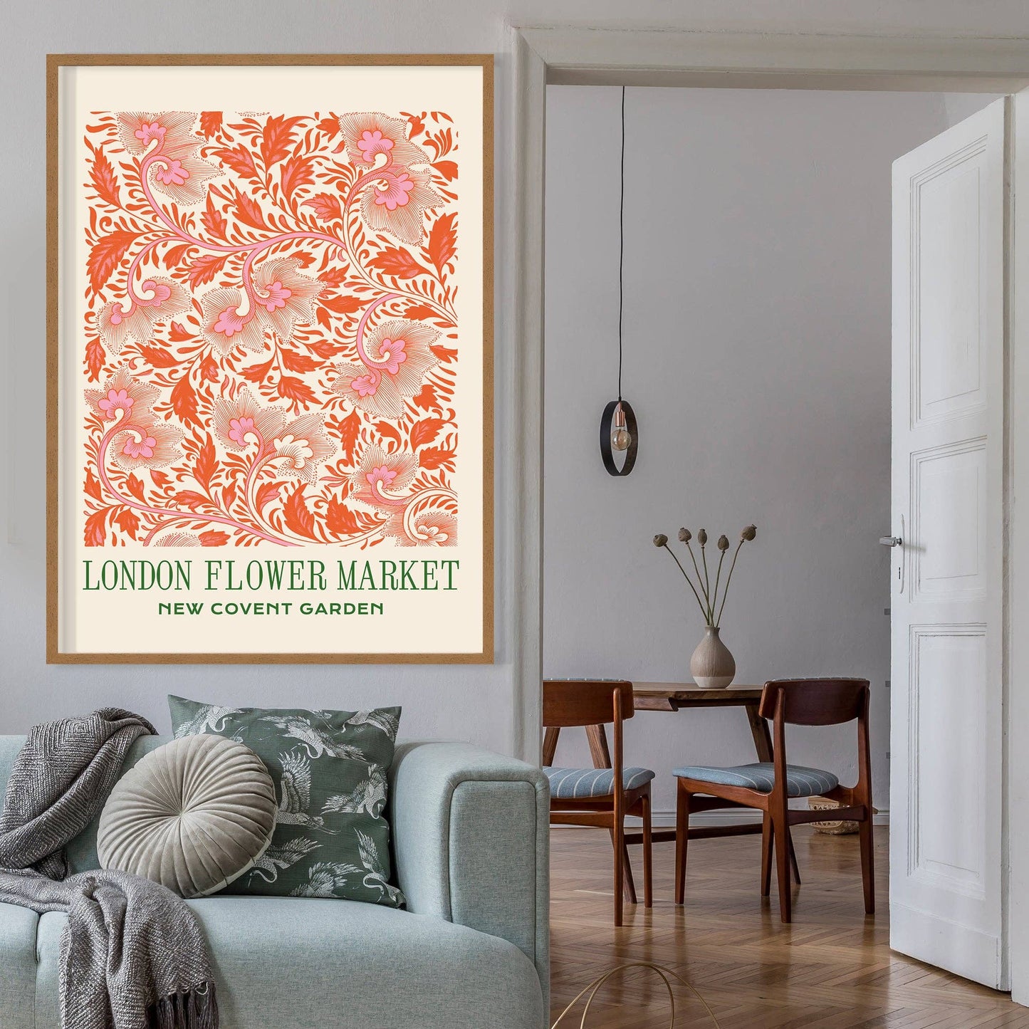 London Flower Market Covent Garden Print