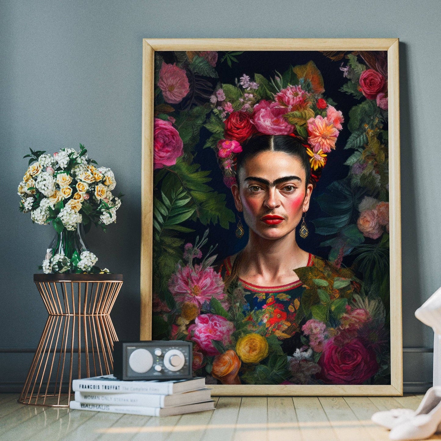 Frida Kahlo Roses Print