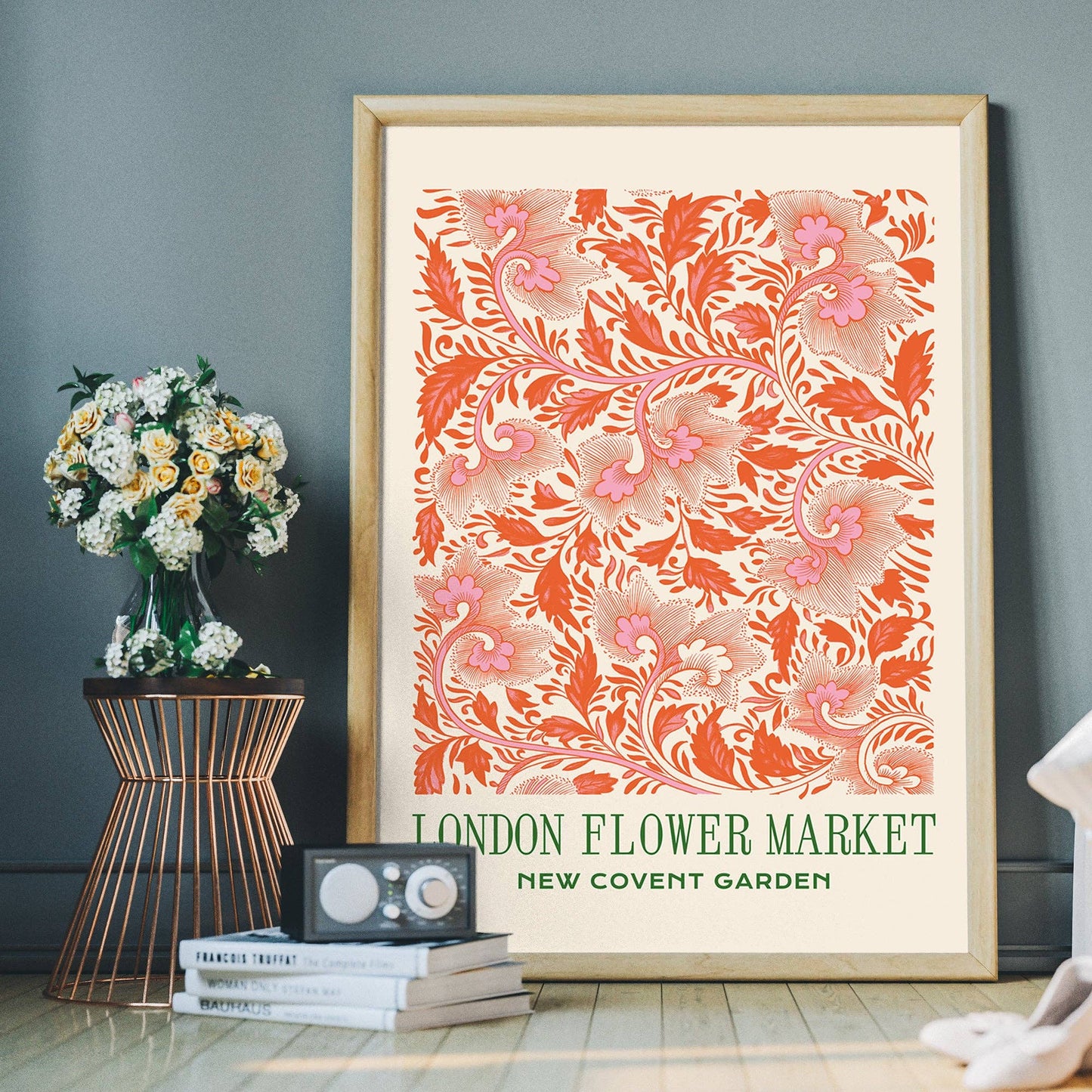 London Flower Market Covent Garden Print