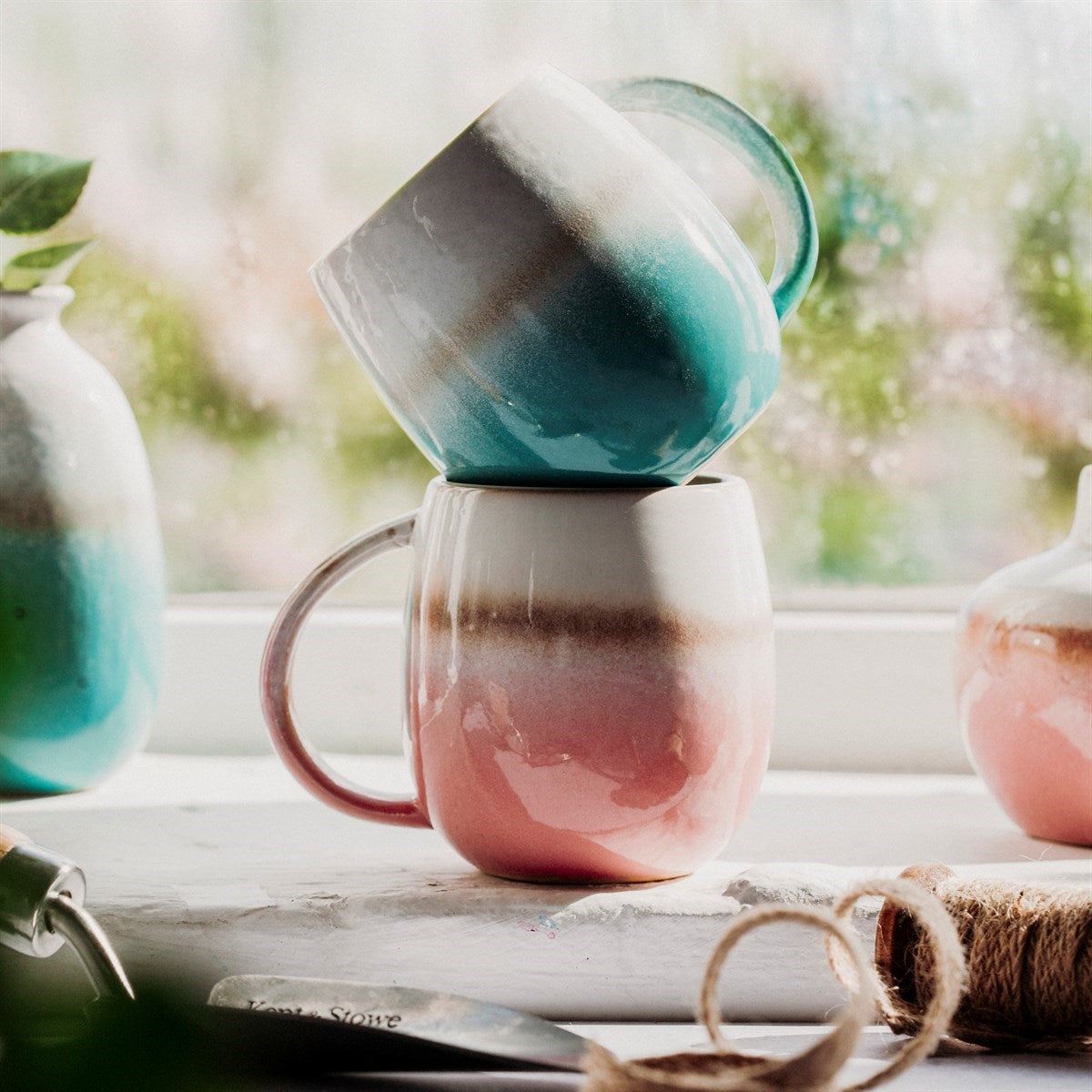 Ombre Teal Mug | Sass & Belle