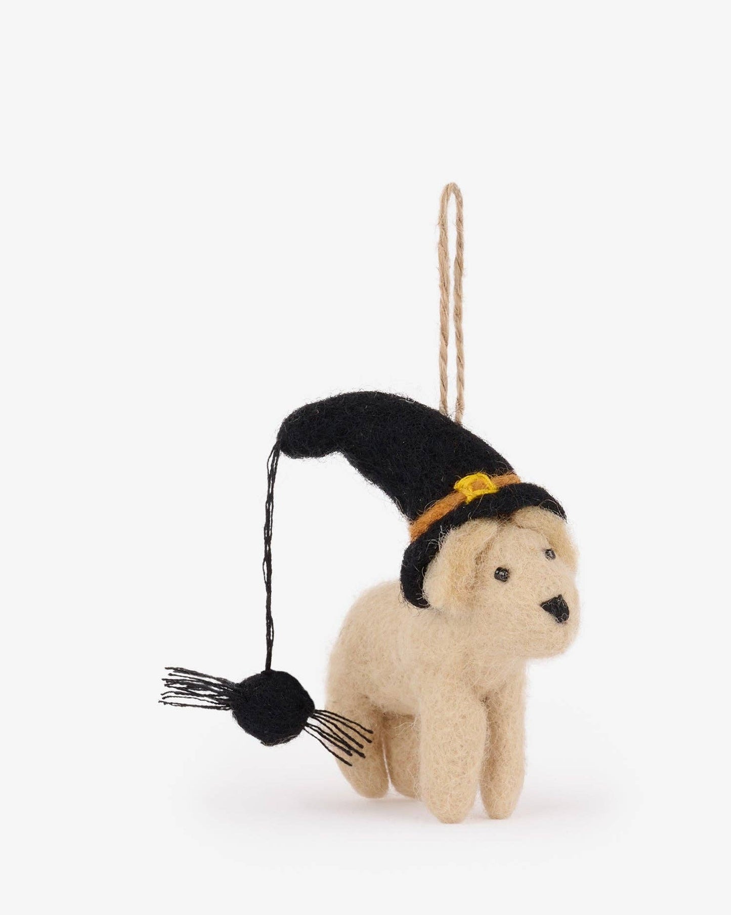 Winnie the Halloween Witch Felt Bauble