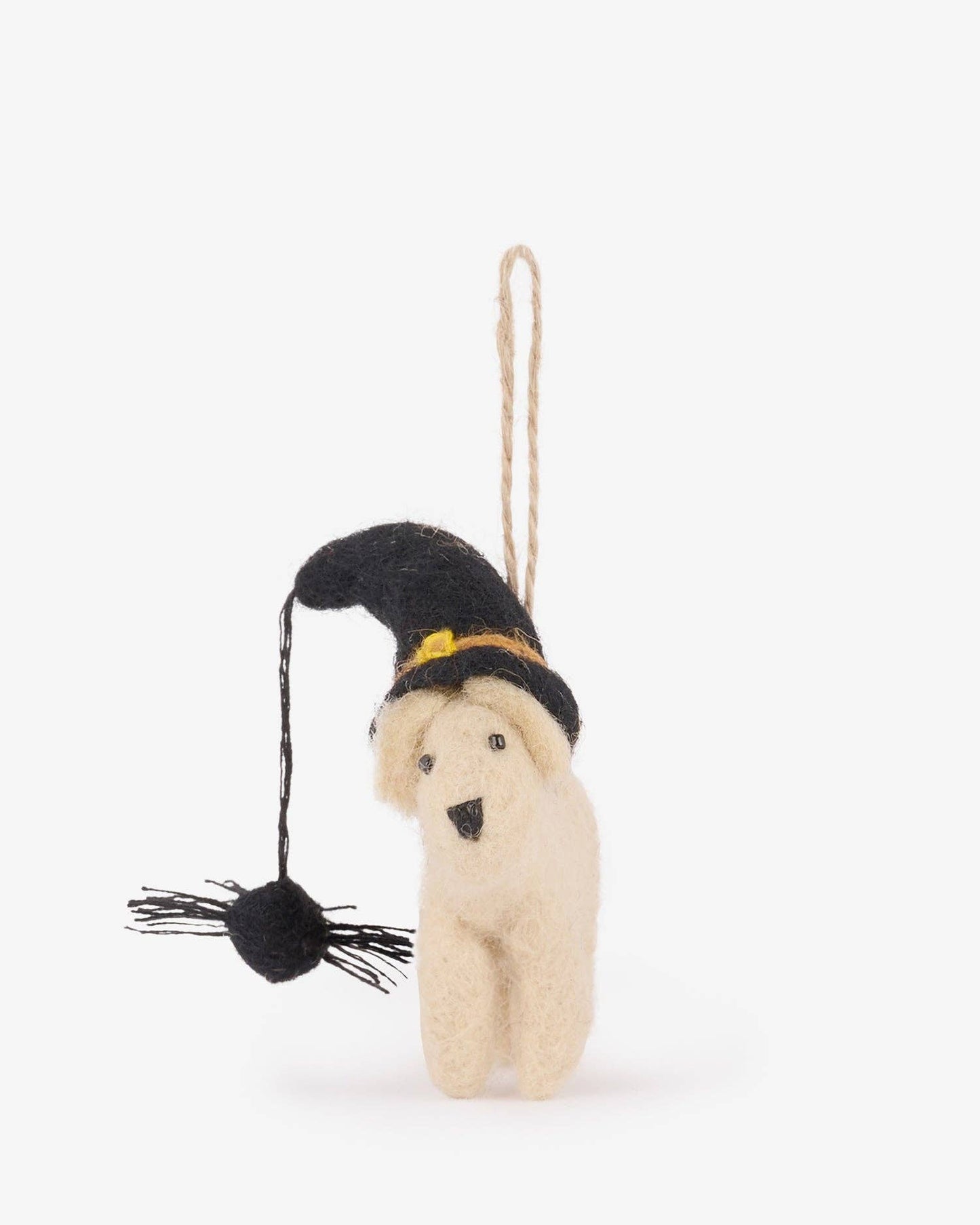 Winnie the Halloween Witch Felt Bauble