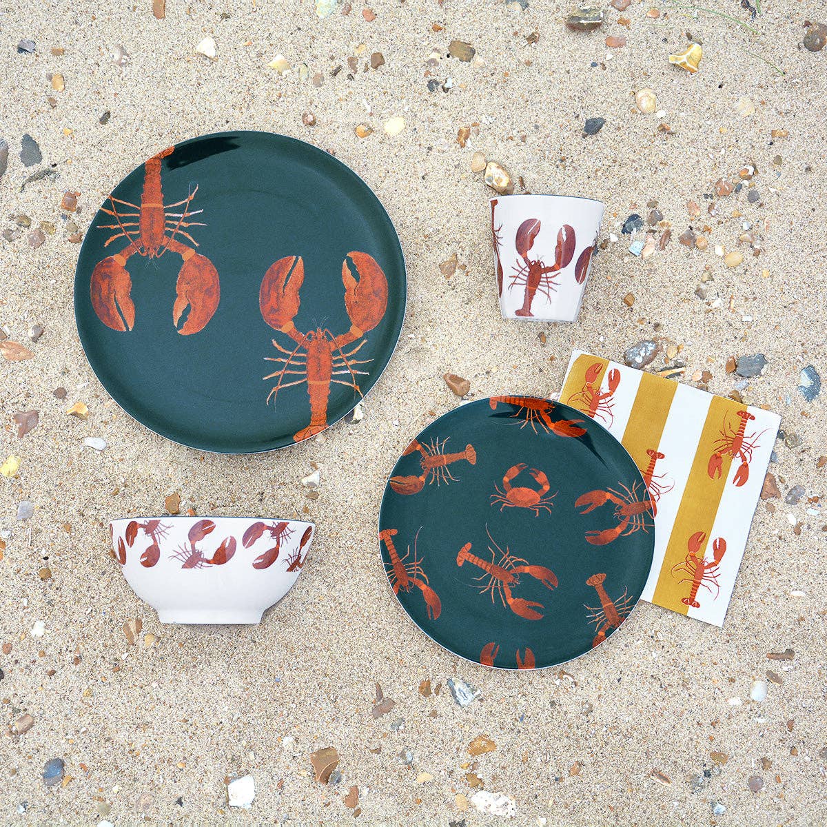 Lobster Melamine Side Plate