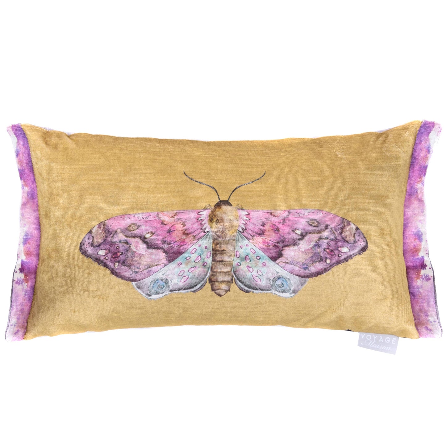 Aurora Printed Cushion Gold (Cover only)
