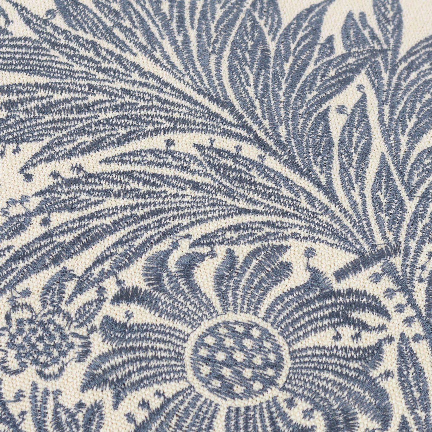 Marigold William Morris Embroidered Cushion